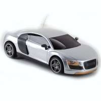 金牛银色奥迪R8遥控汽车模型