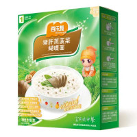 百乐麦猪肝蒸菠菜蝴蝶面1段