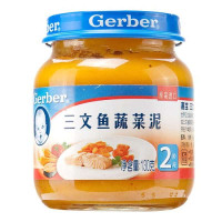 嘉宝三文鱼蔬菜泥130g(二段)