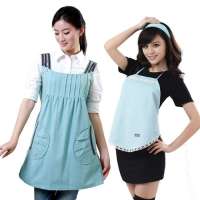 爱家防辐射孕妇装AJ605浅蓝XL+防辐射肚兜AJ101(颜色随机)