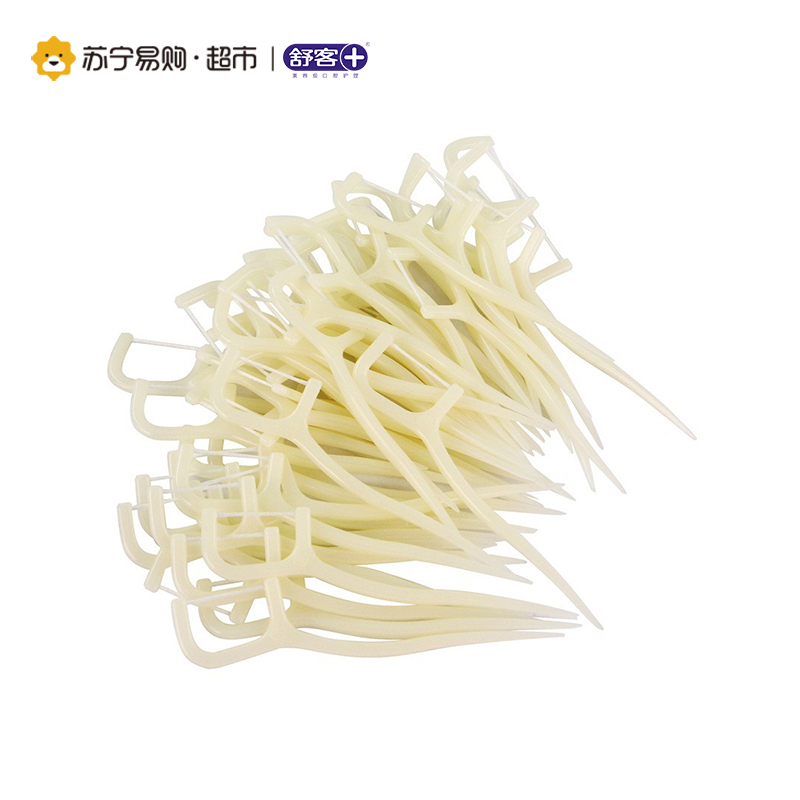 [苏宁超市]舒客洁齿牙线棒高清大图