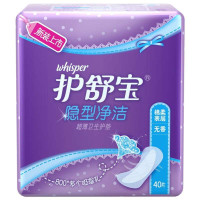 护舒宝隐型净洁超薄护垫无香40片