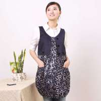 爱家甜美桃心镶水钻防辐射孕妇服X8藏青XL