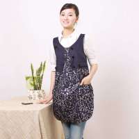 爱家甜美桃心镶水钻防辐射孕妇服X8藏青L