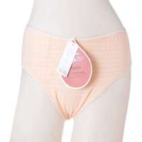 妈咪秘密条纹提花锦纶网布中腰孕妇裤369004OC165/L