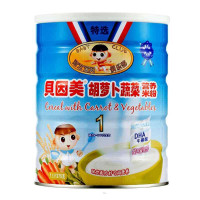 贝因美胡萝卜蔬菜营养米粉375g(1段)