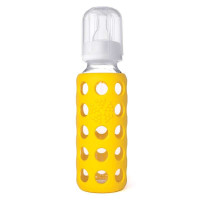 Lifefactory玻璃奶瓶250ml(黄色)