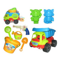 喜羊羊沙滩车+水枪8件套QH-474