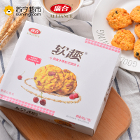 广合 软趣 燕麦水果软式甜饼(樱桃红提味)165g/盒 11包