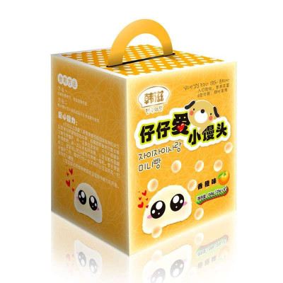 韩滋仔仔爱小馒头（香橙味）125g（25g*5包）