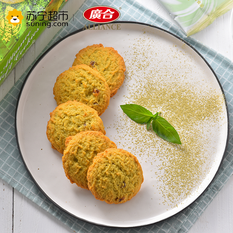 广合 软趣 软式甜饼(绿茶蜜桃口味)165g/盒 11包