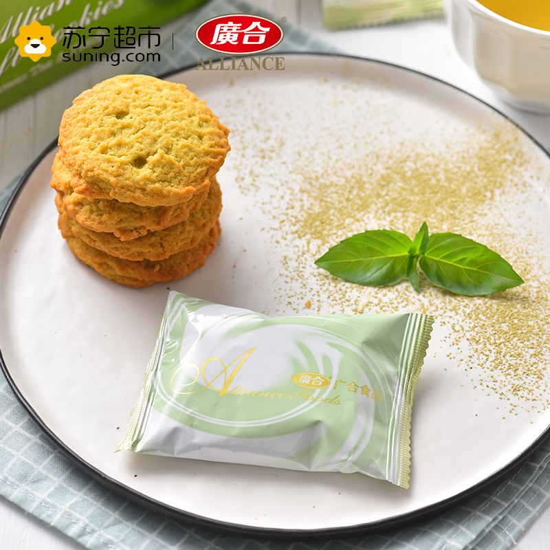 广合 软趣 软式甜饼(绿茶蜜桃口味)165g/盒 11包