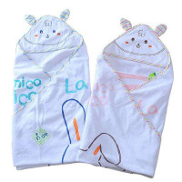 安吉小羊毛巾绒加大大浴巾+抱被多用巾110*110cm/40592