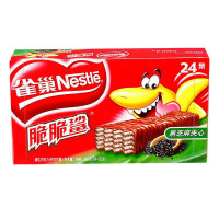 雀巢 脆脆鲨 威化巧克力(黑芝麻夹心)20g*24/盒