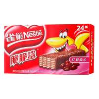 雀巢 脆脆鲨威化巧克力(红豆夹心)20g*24/盒