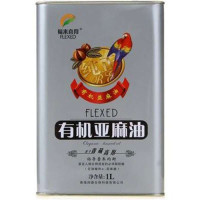 福来喜得有机亚麻油1L/桶
