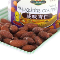 金花牌铁罐装咸味杏仁125g