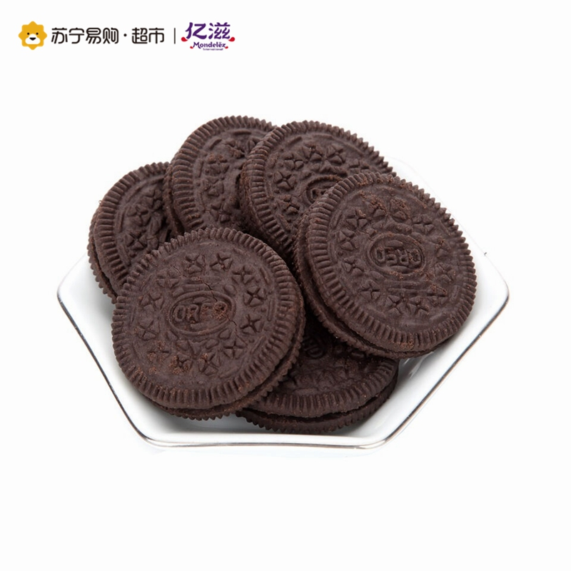 奥利奥 缤纷双果味夹心饼干(甜橙味+芒果味)318g/盒(家庭装)
