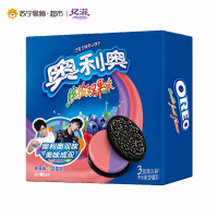 奥利奥 缤纷双果味夹心饼干(蓝莓味+树莓味)318g/盒(家庭装)