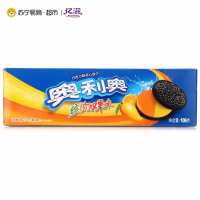 奥利奥 缤纷双果味夹心饼干(甜橙味+芒果味)106g/盒
