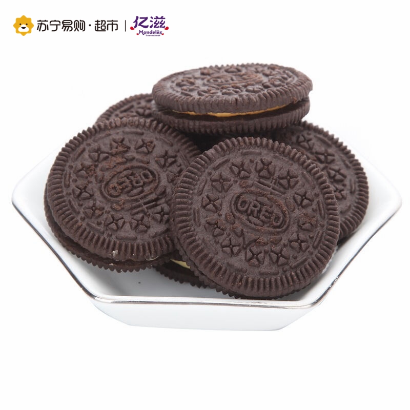 奥利奥 缤纷双果味夹心饼干(甜橙味+芒果味)106g/盒高清大图