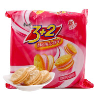康师傅 3+2酥松夹心饼干(草莓牛奶味)354g/袋