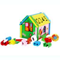 木马玩具-数字形状屋