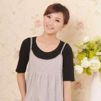 利乃康纳米银纤维防辐射纳米银纤维花边吊带170/92AXL(2201)银灰色