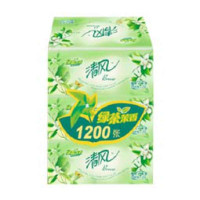 清风 抽纸 绿茶茉香2层200抽3包大规格抽取式面纸