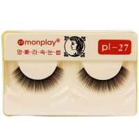 monplay蒙芭拉超浓密绚黑扇形假睫毛pl-27(2对装)