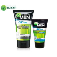 卡尼尔男士酷爽控油冰凉磨砂膏100ml+酷爽控油泡沫洁面泥50ml