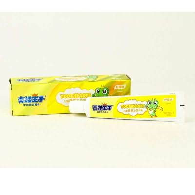 青蛙王子儿童营养水晶牙膏(柠檬)50g