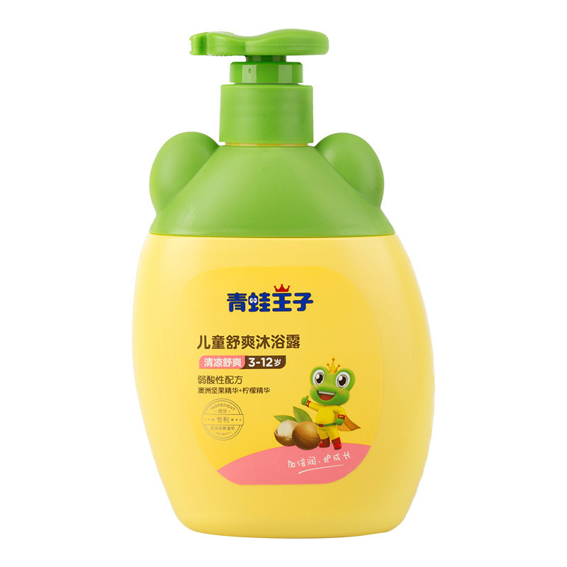 青蛙王子儿童舒爽沐浴露360ml(柠檬型)