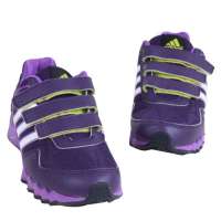 阿迪达斯小童网面透气运动鞋G62490深紫罗兰/实验紫/白金属210
