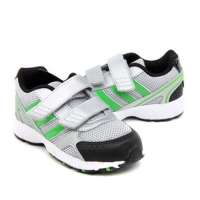 阿迪达斯/adidas儿童运动鞋G44809浅青灰/深绿/一号黑24.5