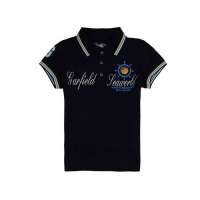 加菲猫女童POLO领短袖T恤GTWD35205海兰140