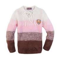 加菲猫女童套头毛衫GGMD105402咖啡/浅粉110