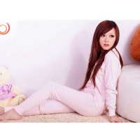 LOVESMAMA纯棉孕产妇两用哺乳内衣套装96279粉色XL