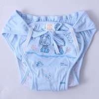 小富兰克竹纤维婴儿绑带尿裤1056/蓝色/M