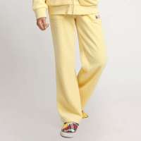 童壹库女童天鹅绒长裤KPWE085201柠檬黄095