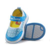 哈利宝贝春款男女童鞋宝宝鞋婴儿鞋B157圆点蓝色15码/125