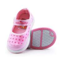 哈利宝贝春款男女童鞋宝宝鞋婴儿鞋B157圆点粉色17码/135