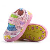 哈利宝贝夏季男女童宝宝鞋\凉鞋镂空透气B178粉色16码/鞋子内长130mm