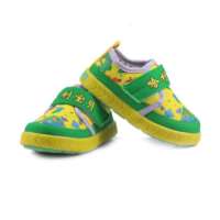 哈利宝贝防滑软底/婴儿鞋/棉布鞋B518绿色19码/鞋垫实长145mm