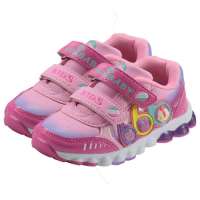 哈利宝贝秋季新款中大童男女童休闲透气舒适运动鞋H103粉色30码