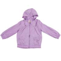 凡兜童装女童平织夹里外套18130503110粉紫/150