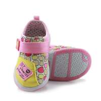 哈利宝贝小童鞋多色运动鞋柔软棉布潮鞋B163软底鞋包邮粉色17码/135