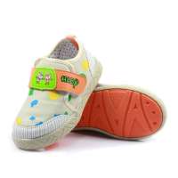 哈利宝贝休闲鞋B236男女童鞋棉布鞋柔软新款潮鞋米色27码/160