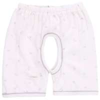 皇家宝贝男女童纯棉开裆短裤223320021浅灰/73