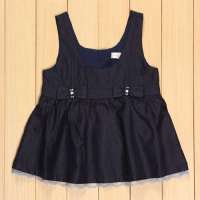 皇家宝贝 新款背带连衣裙312930013 深蓝/120